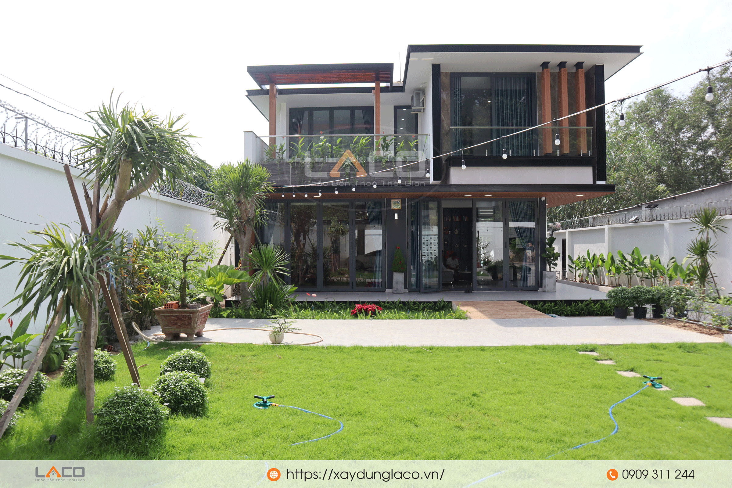Mẫu biệt thự nhà vườn 1 tầng hiện đại tại Quảng Ninh - KT1321